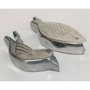 Stainless Steel Lemon Squeezer Bird and Fish Shape  Lemon Juicer Lime Squeezers